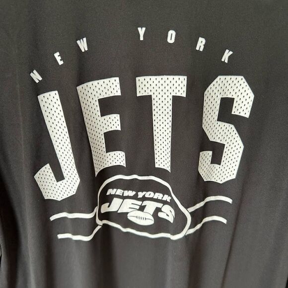 NWT New York Jets NFL Team Apparel Short Sleeve Black Jersey 2XLT - Picture 7 of 7
